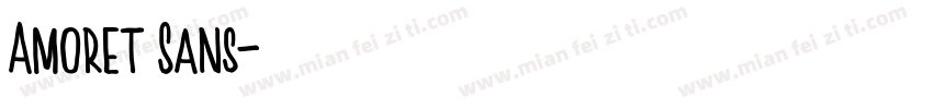 Amoret Sans字体转换
